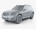 Mercedes-Benz Classe GLK 2010 Modello 3D clay render