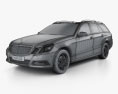 Mercedes-Benz E-class Estate 2010 3d model wire render