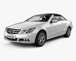 Mercedes-Benz E-class cabrio 2010 3D model