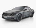 Mercedes-Benz E-Клас cabrio 2010 3D модель wire render