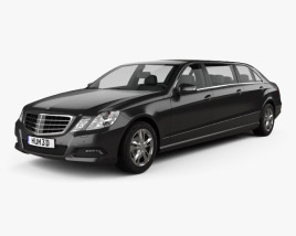 Mercedes Binz E-class Limousine 2010 3D model