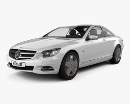 Mercedes-Benz CL-class W216 2014 3D model