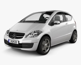 Mercedes-Benz A-class W169 Coupe 2012 3D model