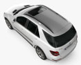 Mercedes-Benz ML-class 2011 3d model top view