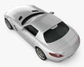 Mercedes-Benz SLS AMG 2011 3D模型 顶视图