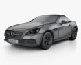 Mercedes-Benz SLK-Class (R172) 2013 3d model wire render