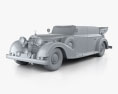 Mercedes-Benz 770K 1936 3d model clay render