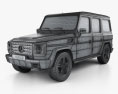 Mercedes-Benz G级 2011 3D模型 wire render