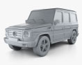 Mercedes-Benz G级 2011 3D模型 clay render