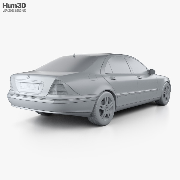 Mercedes Benz S Class 04 3d Model Vehicles On Hum3d