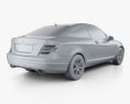 Mercedes-Benz C 클래스 쿠페 2014 3D 모델 