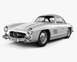 Mercedes-Benz 300 SL Gullwing 1954 3D model