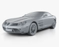 Mercedes-Benz SLR McLaren 2010 3d model clay render