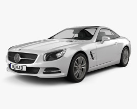 3D model of Mercedes-Benz SL-class 2015
