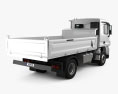 Mercedes-Benz Actros Tipper 2アクスル 2011 3Dモデル 後ろ姿