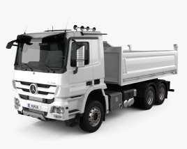 Mercedes-Benz Actros Tipper 3アクスル 2011 3Dモデル