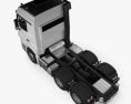 Mercedes-Benz Actros Tractor 3アクスル 2011 3Dモデル top view