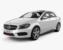 Mercedes-Benz A 클래스 2015 3D 모델 