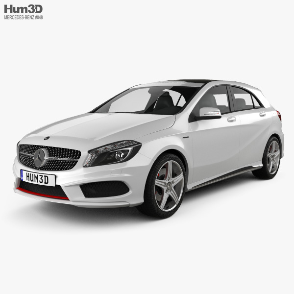 Mercedes-Benz A级 2015 3D模型
