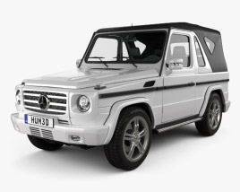 3D model of Mercedes-Benz Gクラス カブリオレ 3ドア 2011