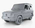Mercedes-Benz G-Клас Кабріолет трьохдверний 2011 3D модель clay render