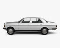 Mercedes-Benz W123 轿车 1975 3D模型 侧视图