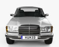 Mercedes-Benz W123 sedan 1975 3D-Modell Vorderansicht