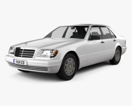 Mercedes-Benz S-class (W140) 2006 3D model