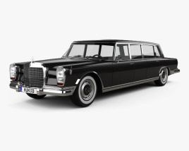 Mercedes-Benz 600 W100 Pullman 1964 3D model