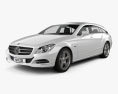 Mercedes-Benz CLSクラス X218 Shooting Brake 2016 3Dモデル