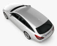 Mercedes-Benz Classe CLS X218 Shooting Brake 2016 Modello 3D vista dall'alto