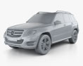 Mercedes-Benz GLK-Class X204 2016 3d model clay render