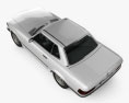 Mercedes-Benz SL-class R107 coupe 1972 3d model top view