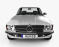 Mercedes-Benz SL-class R107 coupe 1972 3d model front view