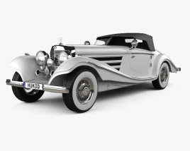 Mercedes-Benz 500K Special Roadster 1936 3D model