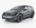 Mercedes-Benz R-Class (W251) 2010 3d model wire render