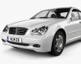 Mercedes-Benz C 클래스 (W203) 세단 2006 3D 모델 
