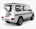Mercedes-Benz G-class 5-door 2016 3d model back view
