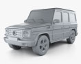 Mercedes-Benz G-class 5-door 2016 3d model clay render