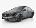 Mercedes-Benz CLA AMG Sports Package 2016 3d model wire render