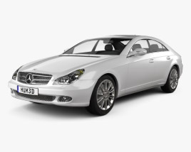 3D model of Mercedes-Benz CLS-class (C219) 2011