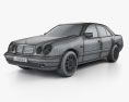 Mercedes-Benz Eクラス セダン (W210) 1996 3Dモデル wire render