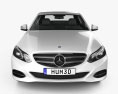 Mercedes-Benz E-class (W212) sedan 2017 3d model front view