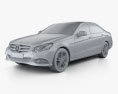 Mercedes-Benz Eクラス (W212) セダン 2014 3Dモデル clay render