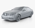 Mercedes-Benz Eクラス 63 AMG 2014 3Dモデル clay render