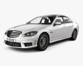 Mercedes-Benz Sクラス 65 AMG 2012 3Dモデル