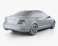 Mercedes-Benz C-class 63 AMG sedan 2014 3d model