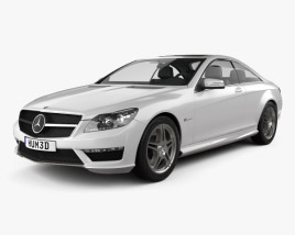 Mercedes-Benz CL-class 65 AMG 2014 3D model