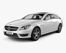 Mercedes-Benz CLS-class 63 AMG Shooting Brake 2014 3D model