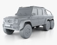 Mercedes-Benz G级 6x6 AMG 2013 3D模型 clay render